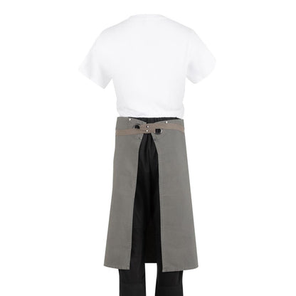 Southside Cotton Canvas Bistro Apron Khaki • PAS-BA164
