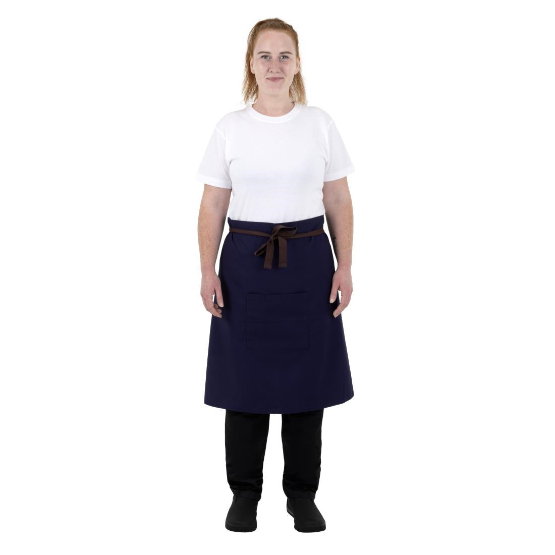 Southside Cotton Canvas Bistro Apron Navy • PAS-BA165