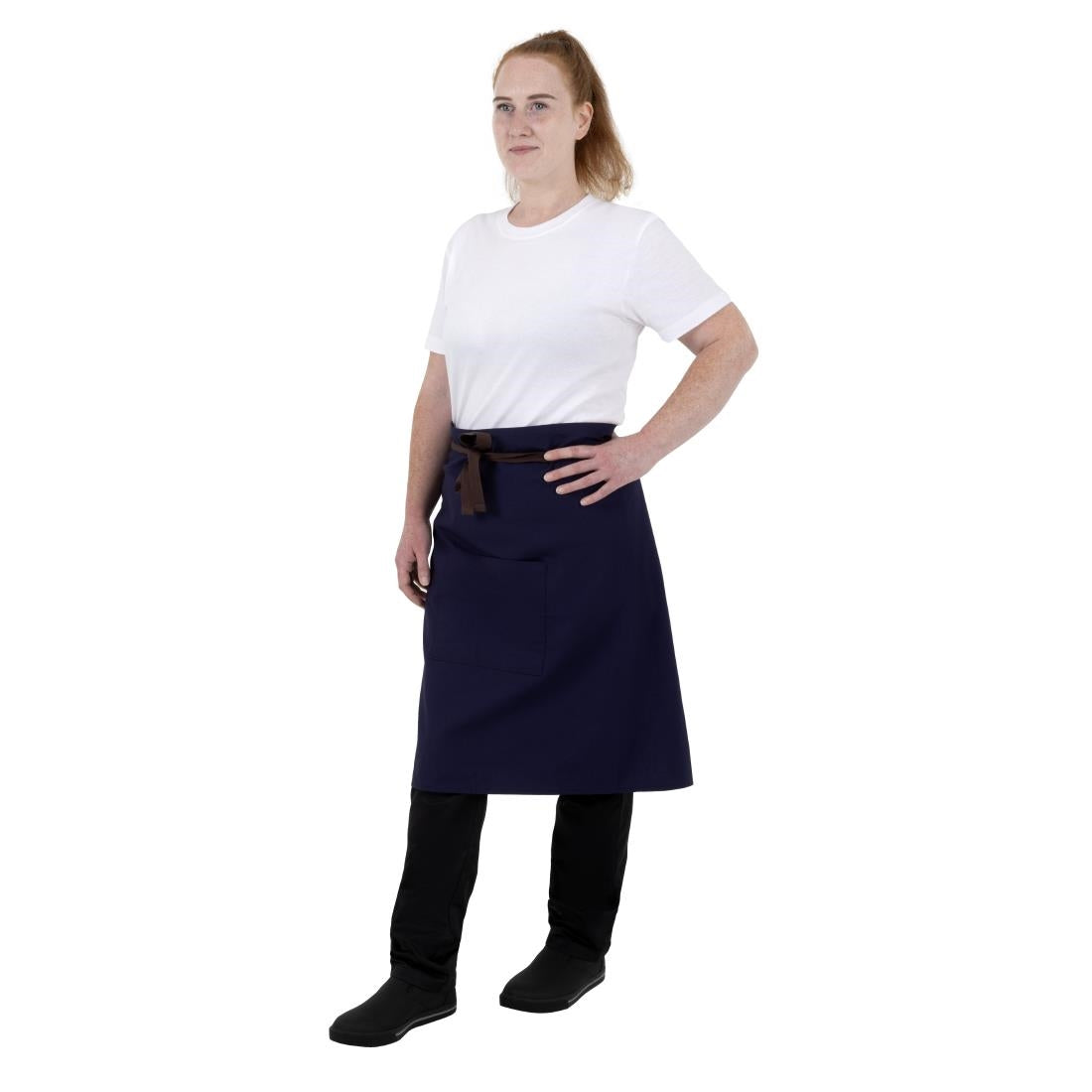 Southside Cotton Canvas Bistro Apron Navy • PAS-BA165