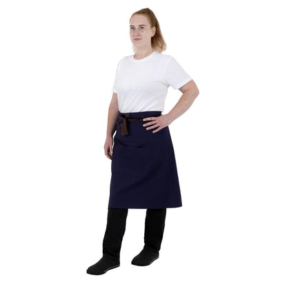 Southside Cotton Canvas Bistro Apron Navy • PAS-BA165