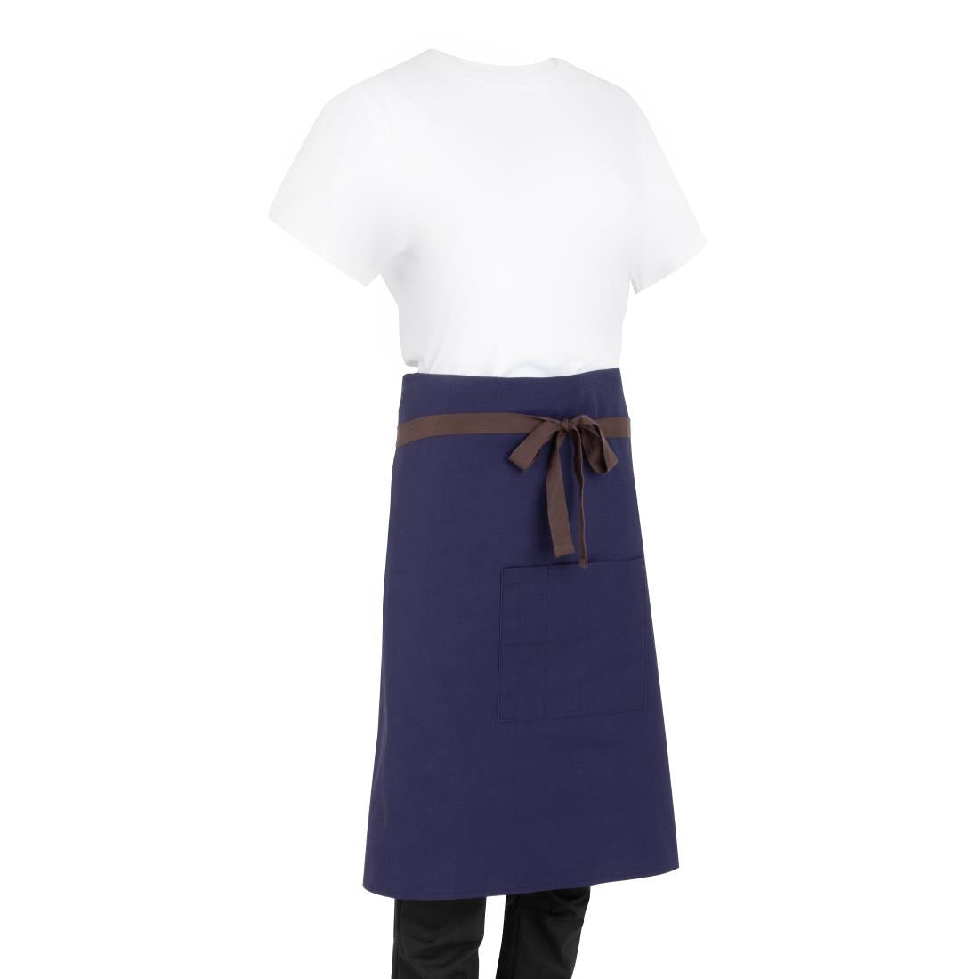 Southside Cotton Canvas Bistro Apron Navy • PAS-BA165