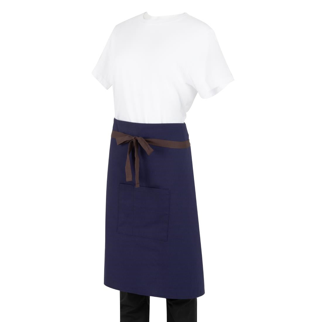 Southside Cotton Canvas Bistro Apron Navy • PAS-BA165