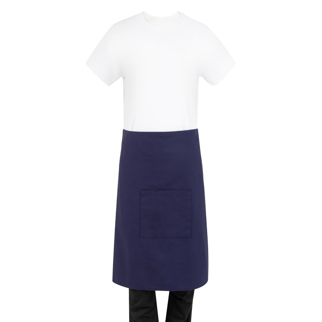 Southside Cotton Canvas Bistro Apron Navy • PAS-BA165