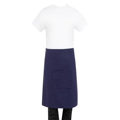 Southside Cotton Canvas Bistro Apron Navy • PAS-BA165