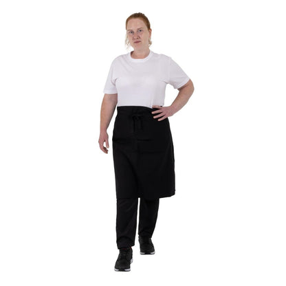 Southside Cotton Canvas Bistro Apron Black • PAS-BA203