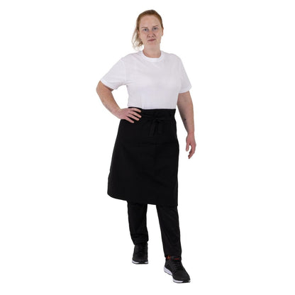 Southside Cotton Canvas Bistro Apron Black • PAS-BA203