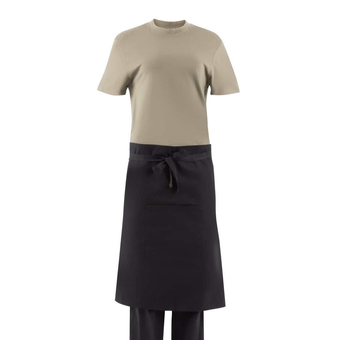 Southside Cotton Canvas Bistro Apron Black • PAS-BA203