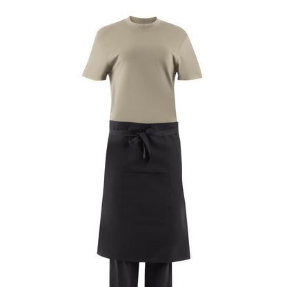 Southside Cotton Canvas Bistro Apron Black • PAS-BA203