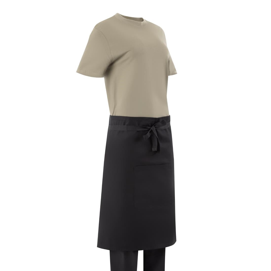 Southside Cotton Canvas Bistro Apron Black • PAS-BA203