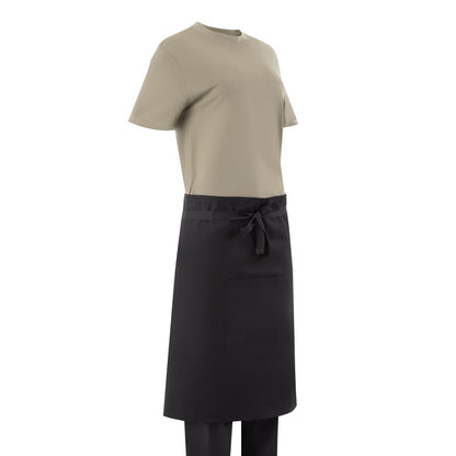Southside Cotton Canvas Bistro Apron Black • PAS-BA203