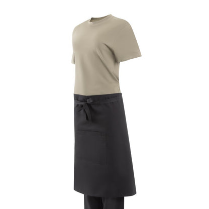 Southside Cotton Canvas Bistro Apron Black • PAS-BA203