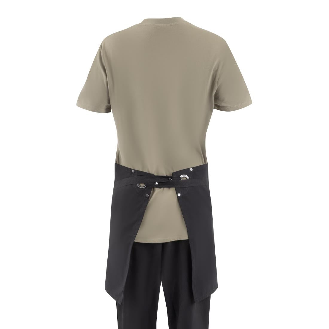 Southside Cotton Canvas Waist Apron Black • PAS-BA202
