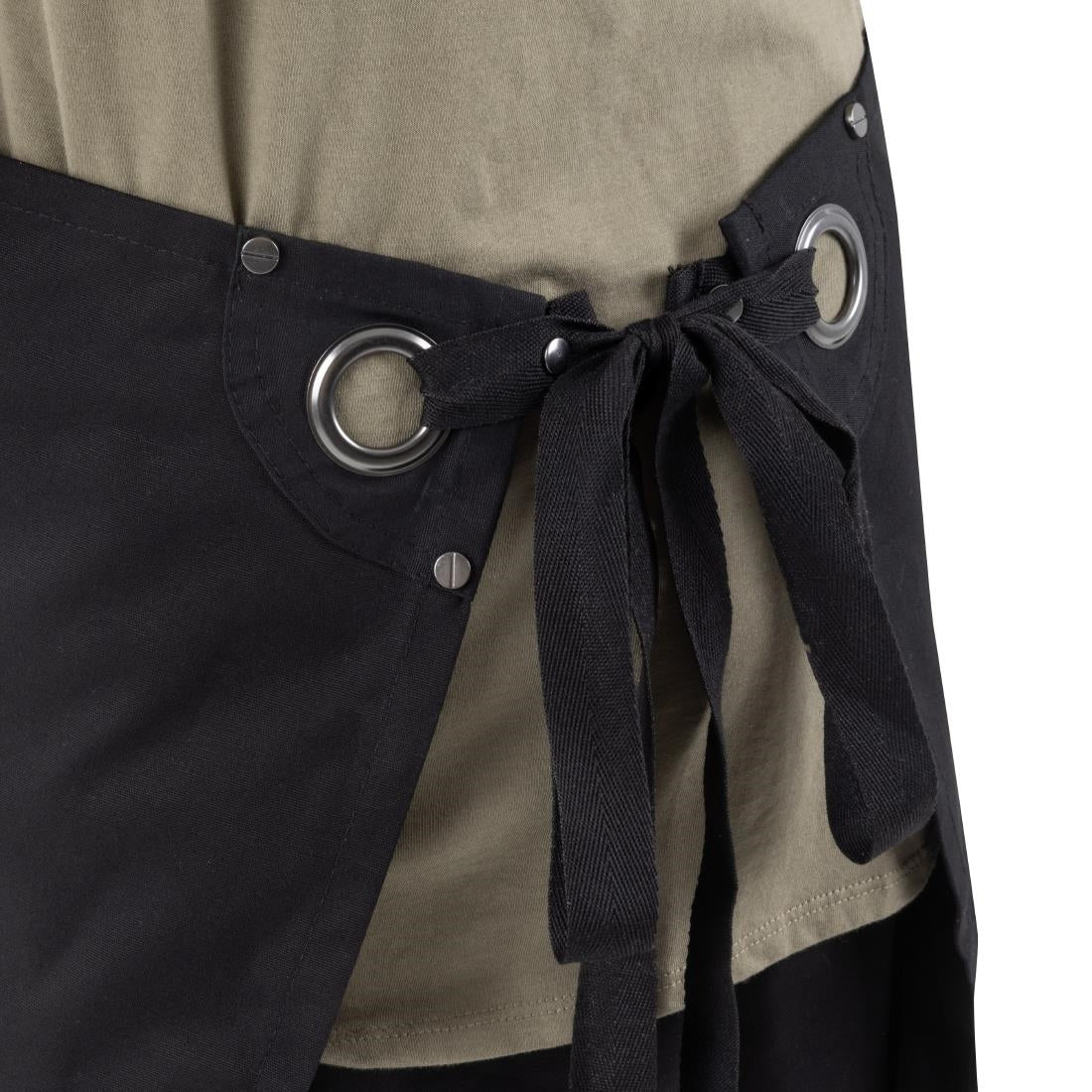 Southside Cotton Canvas Waist Apron Black • PAS-BA202