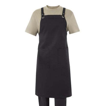 Southside Cotton Canvas Bib Apron Black • PAS-BA204