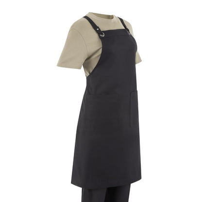 Southside Cotton Canvas Bib Apron Black • PAS-BA204