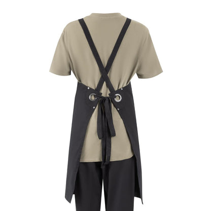 Southside Cotton Canvas Bib Apron Black • PAS-BA204