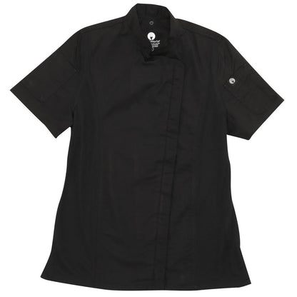 Chef Works Womens Springfield Zip Chefs Jacket Black • PAS-P_BB051