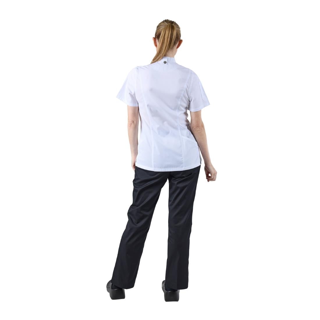Chef Works Womens Springfield Zip Chef Jacket White XL • PAS-BB052-XL