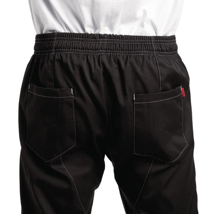 Le Chef Unisex Contemporary Slim Fit Chef Pants M • PAS-BB147-M