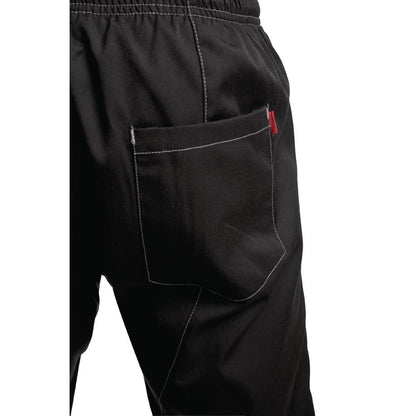 Le Chef Unisex Contemporary Slim Fit Chef Pants M • PAS-BB147-M
