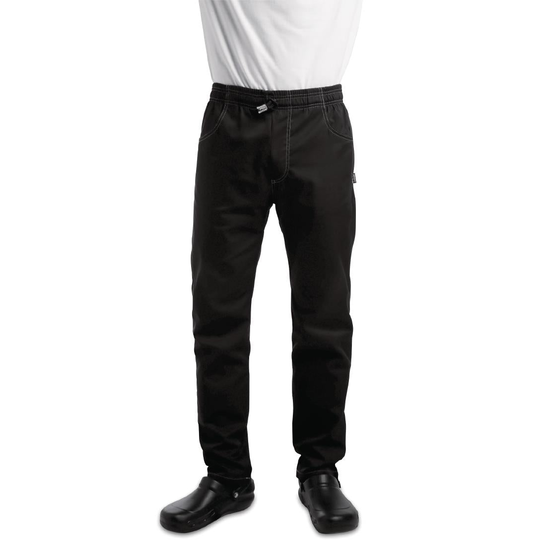 Le Chef Unisex Contemporary Slim Fit Chef Pants M • PAS-BB147-M