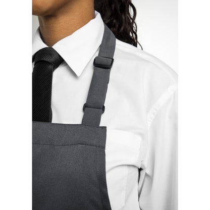 Le Chef Bib Apron Storm Grey • PAS-BB153