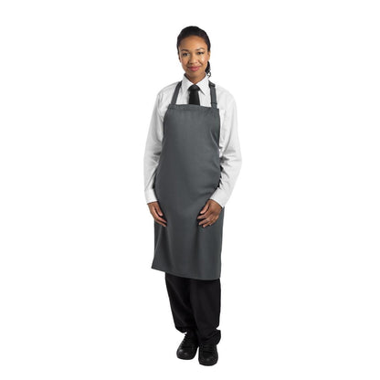 Le Chef Bib Apron Storm Grey • PAS-BB153