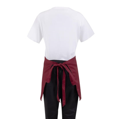 Whites Waist Apron Polycotton Burgundy • PAS-BB177