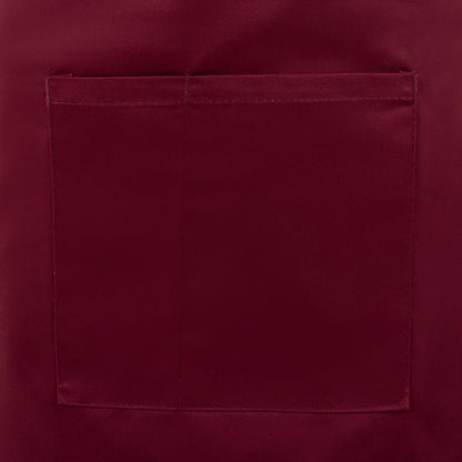 Whites Waist Apron Polycotton Burgundy • PAS-BB177