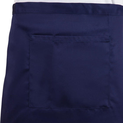 Whites Short Bistro Apron Navy Blue • PAS-BB179