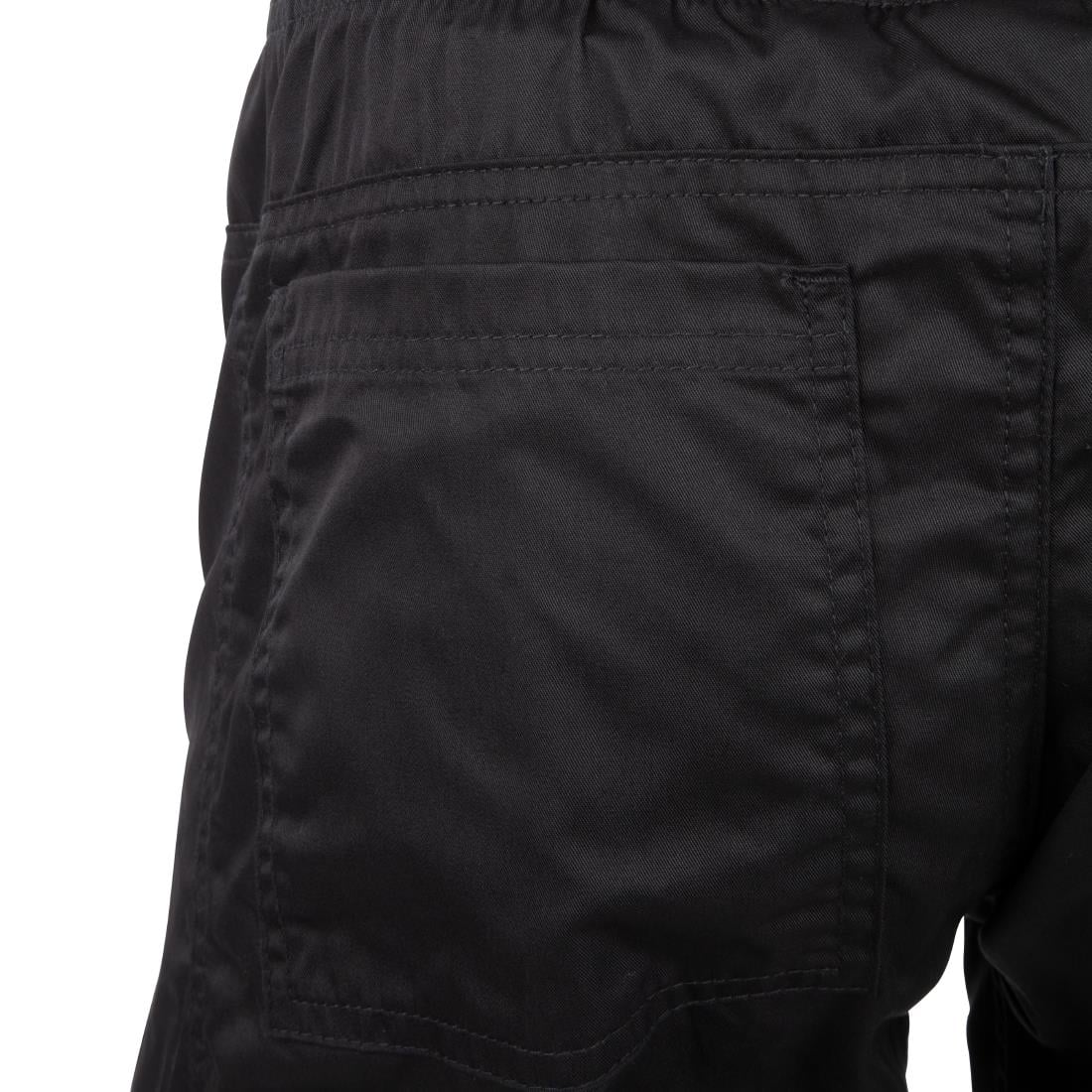 Chef Works Men's Lightweight Slim Trouser Black Size L • PAS-BB301-L