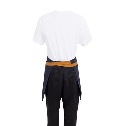 Southside Waist Apron Denim Blue with Tan Ties • PAS-BB465