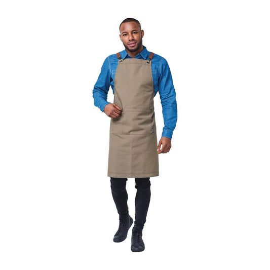 Urbanbar Atlanta Bib Apron Caramel • PAS-BB625