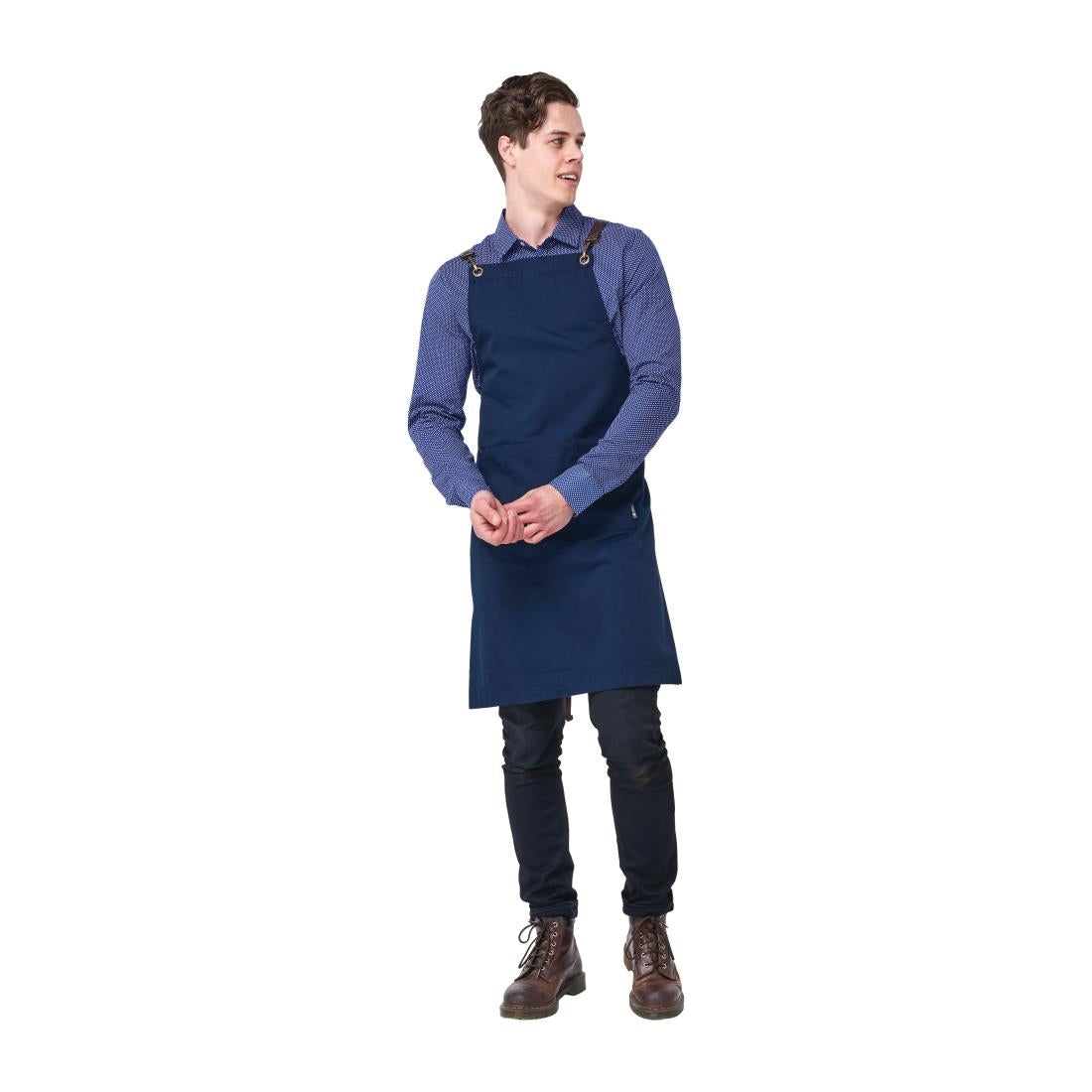 Urbanbar Atlanta Bib Apron Navy • PAS-BB626