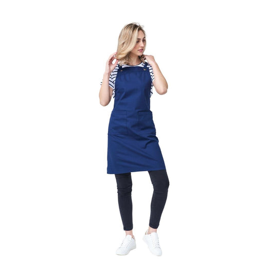 Urbanbar Archie Cotton Canvas Bib Apron Navy • PAS-BB633
