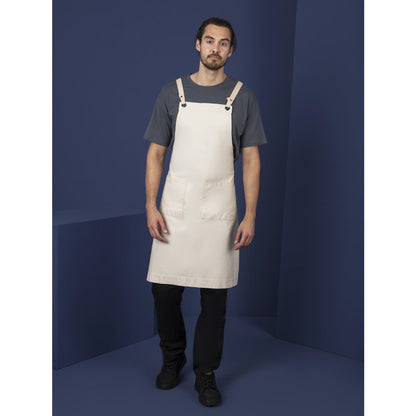 Southside Cotton Canvas Bib Apron Stone • PAS-BB685