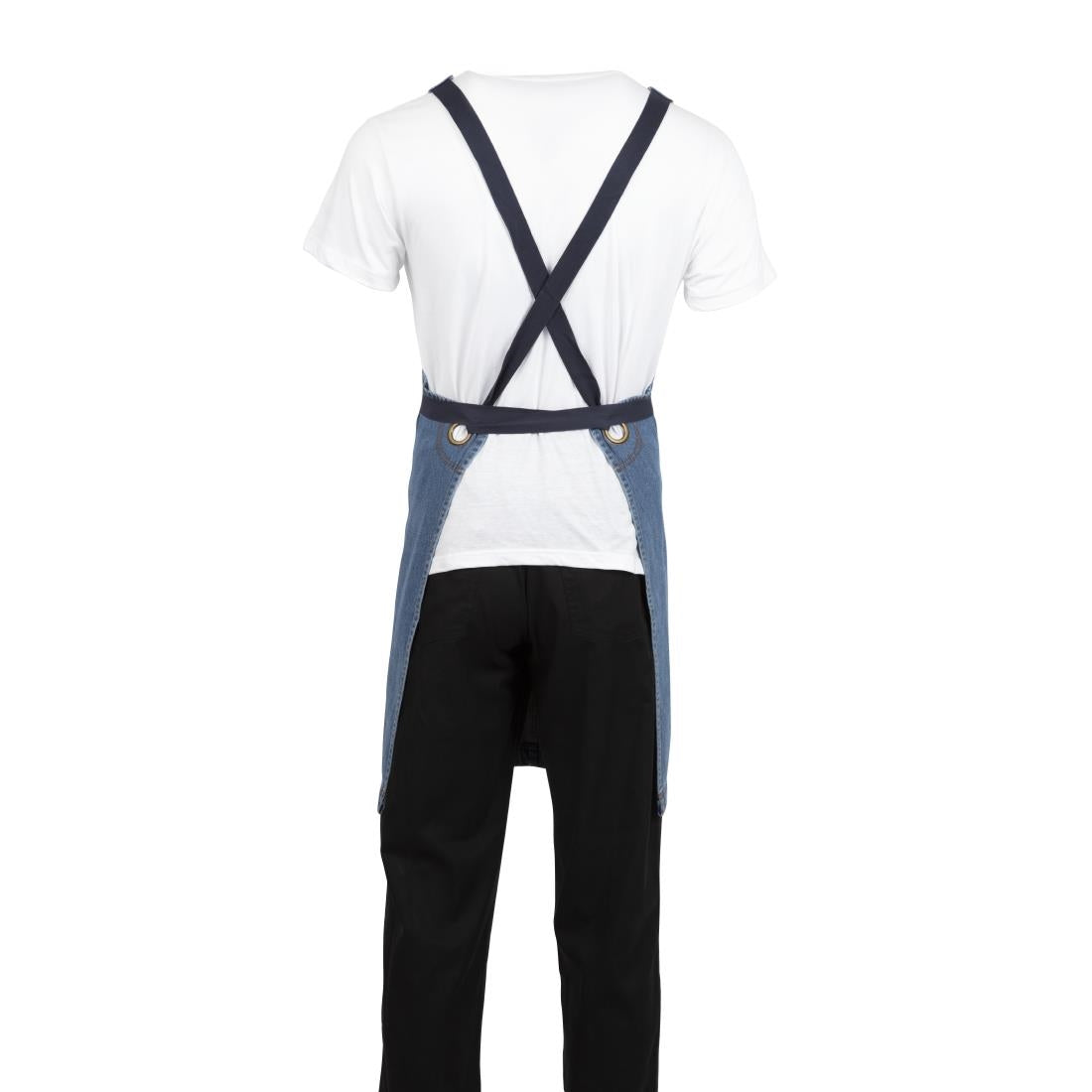 Southside Denim Bib Apron Light Blue • PAS-BB694