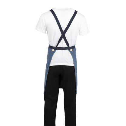 Southside Denim Bib Apron Light Blue • PAS-BB694
