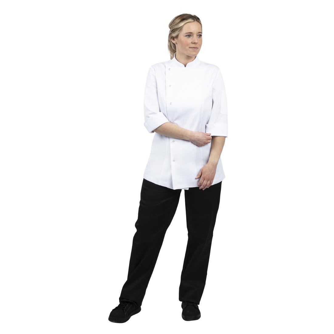 Whites Womens Fitted Chef Jacket White • PAS-P_BB701