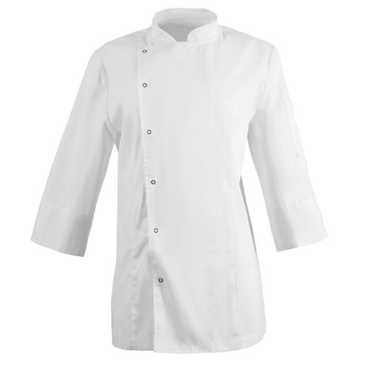Whites Womens Fitted Chef Jacket White • PAS-P_BB701