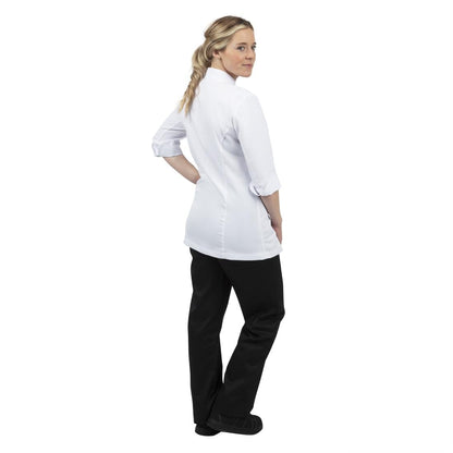 Whites Womens Fitted Chef Jacket White • PAS-P_BB701