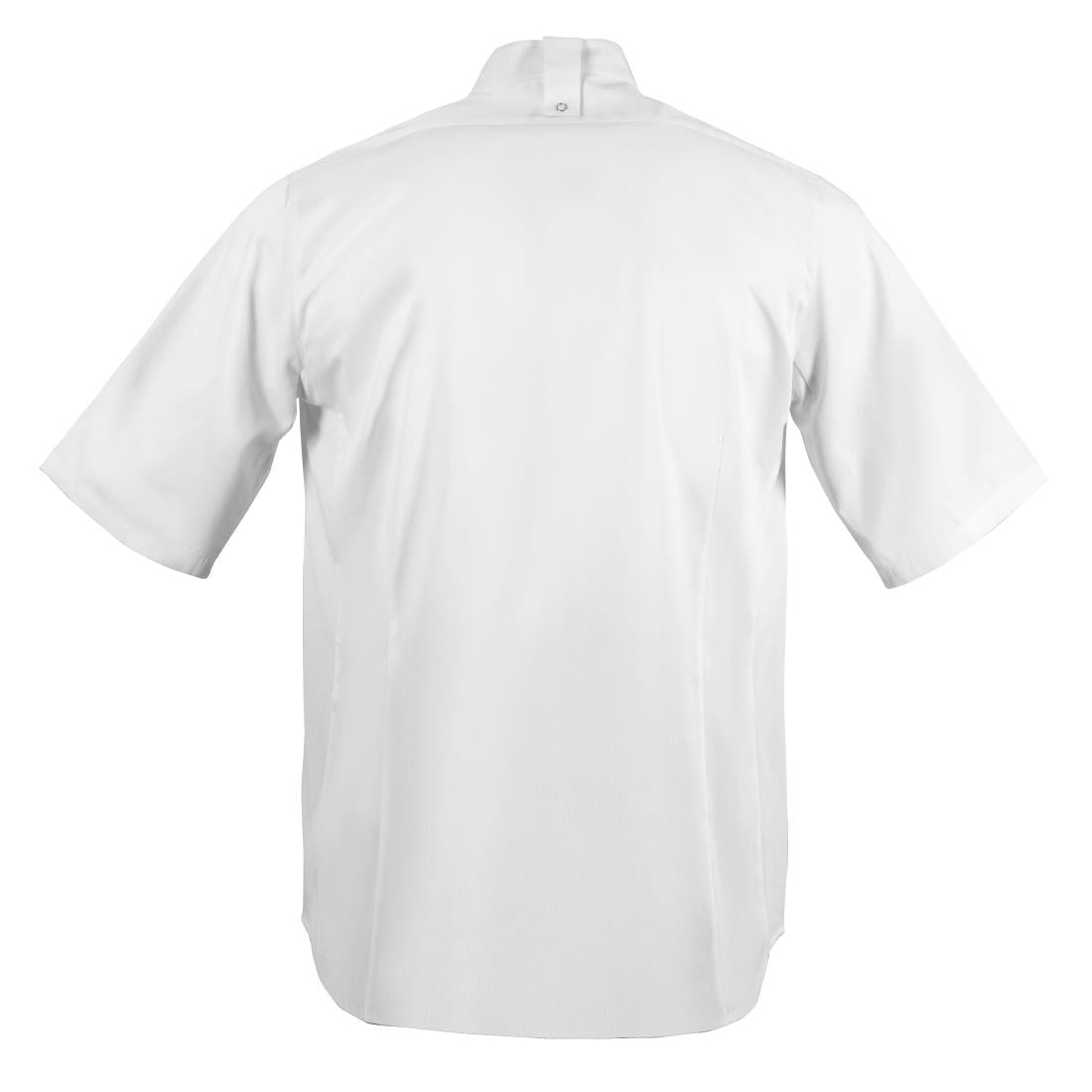 Southside Band Collar Chefs Jacket White Size M • PAS-BB702-M
