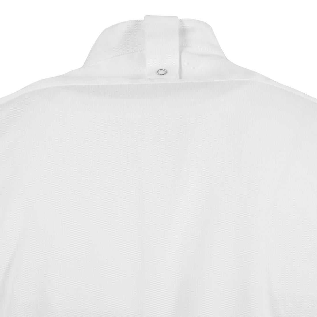Southside Band Collar Chefs Jacket White Size M • PAS-BB702-M