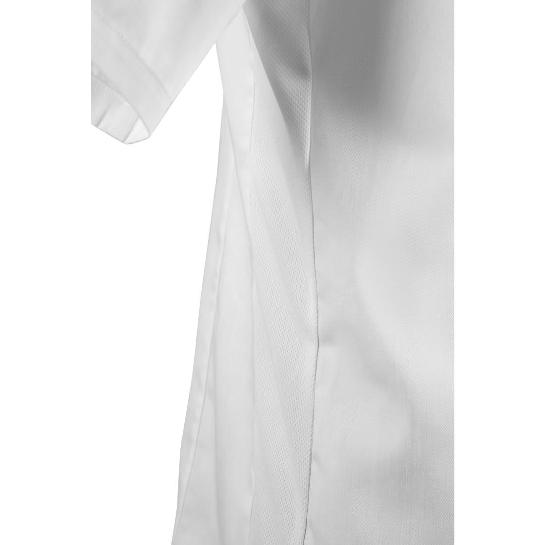 Southside Band Collar Chefs Jacket White Size M • PAS-BB702-M
