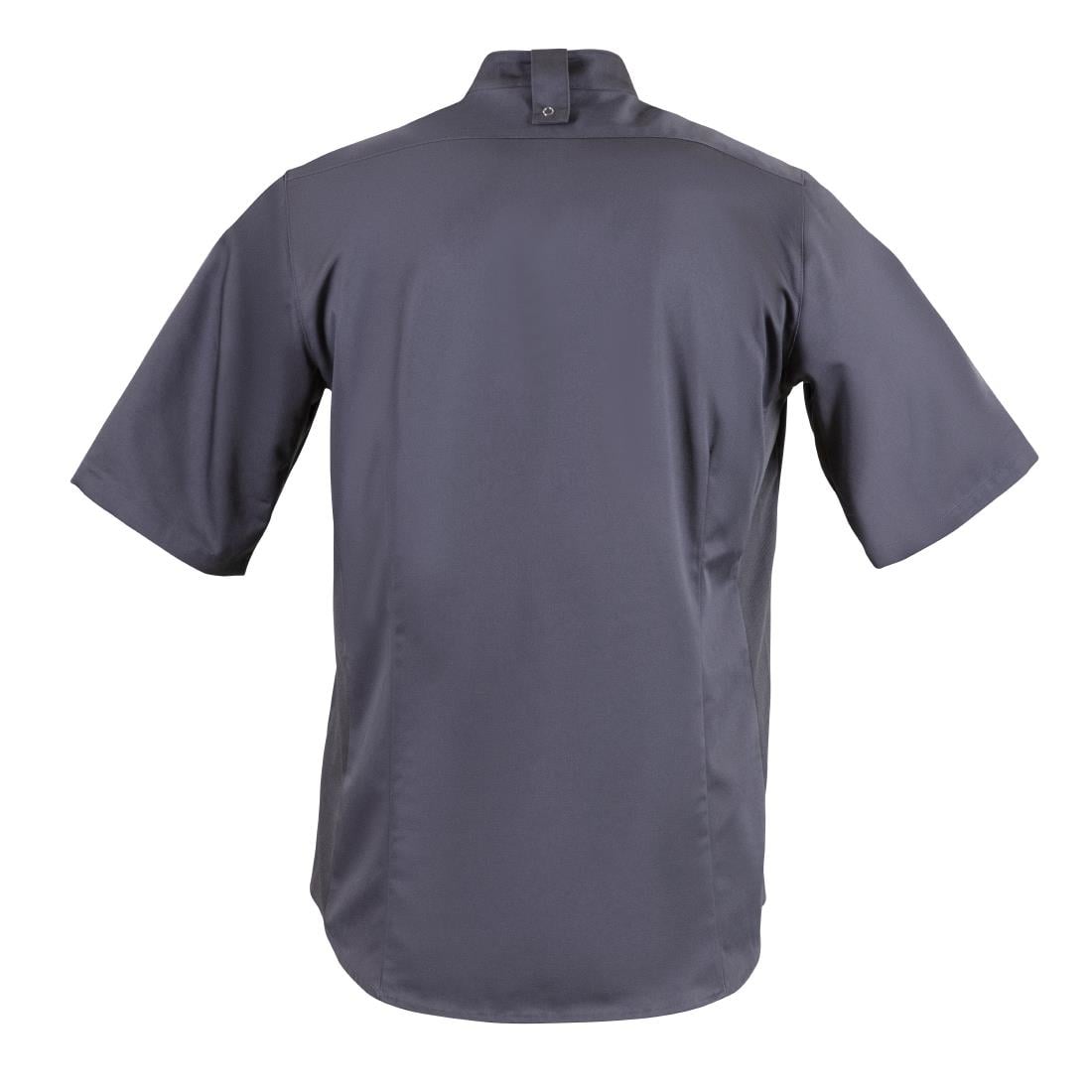 Southside Band Collar Unisex Chef Jacket Charcoal • PAS-P_BB712