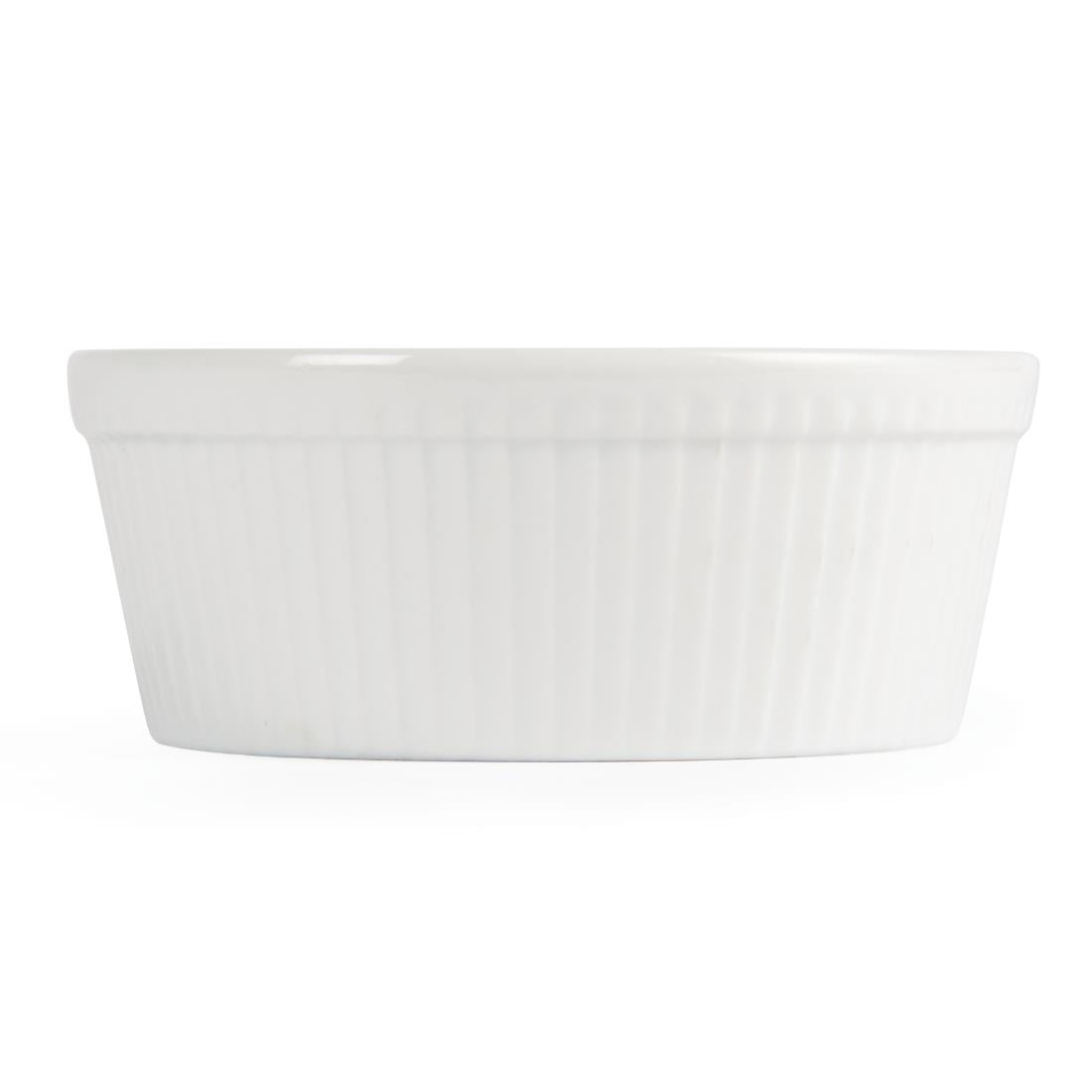 Olympia Whiteware Round Pie Dishes 134mm (6 Pack) (Pack of 6) • PAS-C042