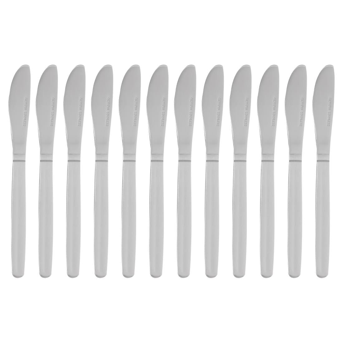 EDLP Olympia Kelso Table Knife Stainless Steel (12 Pack) (215(L)mm. Material: 18/0 Stainless Steel. Pack Quantity: 12) • PAS-C116
