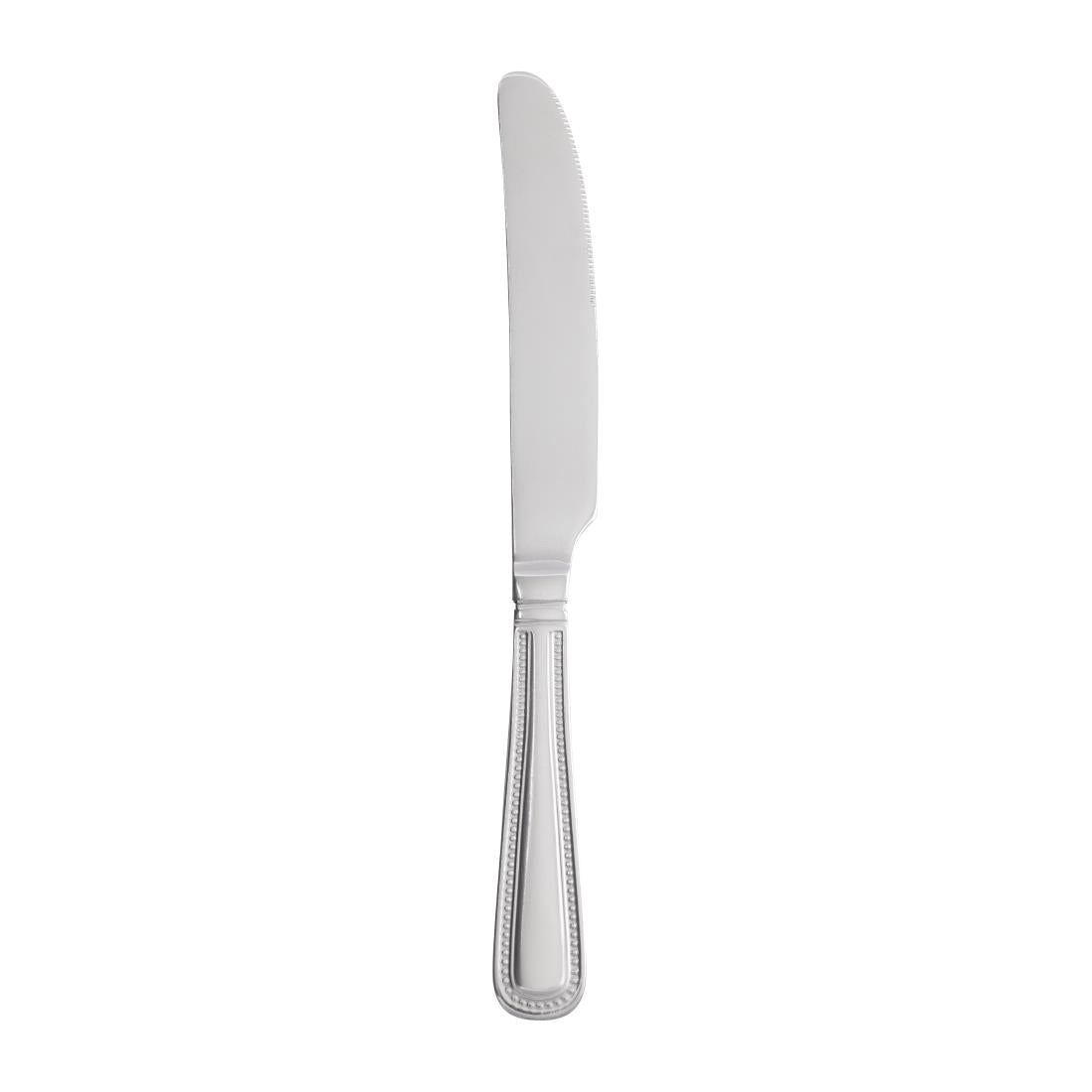 Olympia Bead Solid Handle Table Knife (12 Pack) • PAS-C125