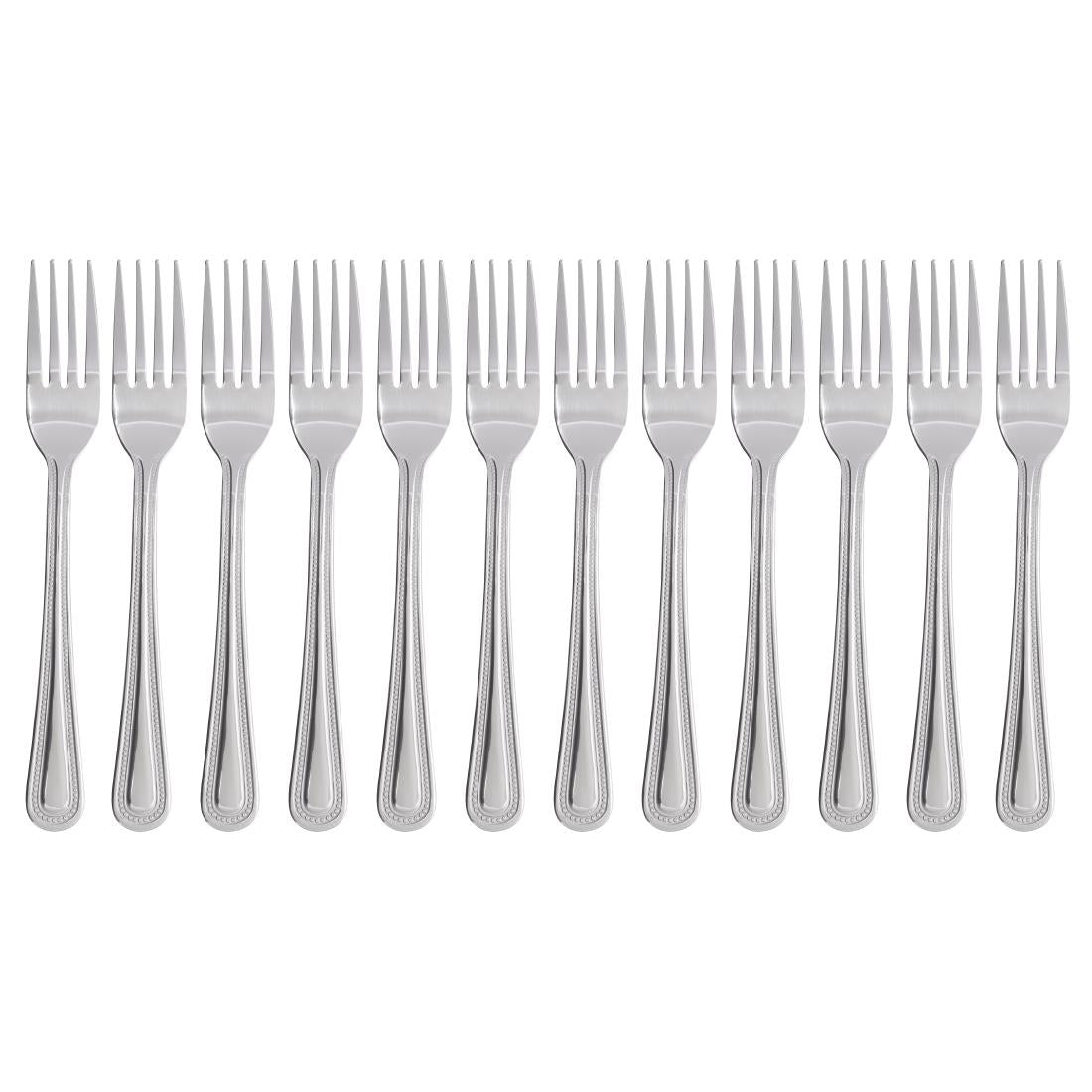 Olympia Bead Dessert Fork (12 Pack) • PAS-C128