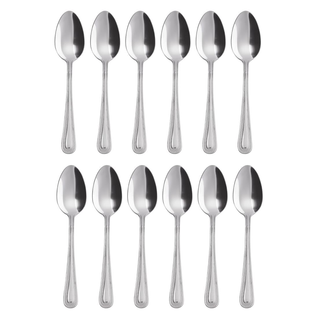 Olympia Bead Dessert Spoon (12 Pack) • PAS-C129